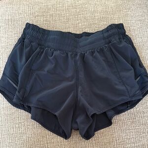 Lululemon Athletica Black Athletic Shorts Moisture-Wicking Lightweight